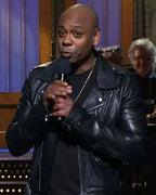 Dave-Chappelle-Black-Biker-Leather-Jackets