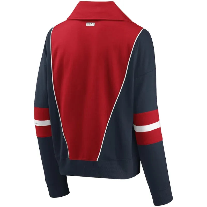 David M Houston Texans Half-Zip Jacket For Men