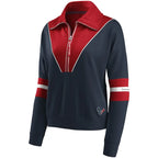 David M Houston Texans Half-Zip Jacket For Sale