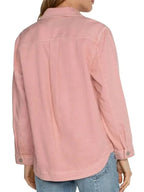 Doyle Schiller Women's Pink Cotton Shirt Jacket