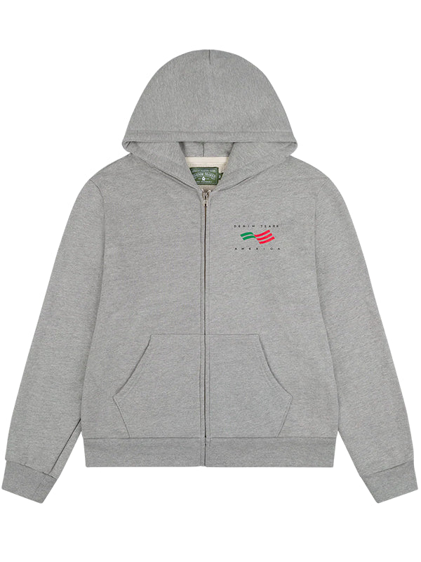 Denim-Tears-America-Sportswear-Zip-Up-Hoodie-Grey