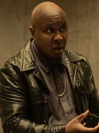 Black Mafia Family Detective Bryant Black Leather Jacket