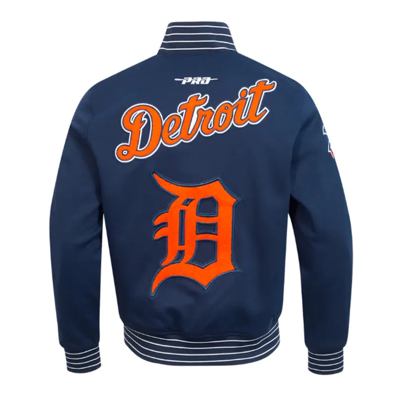 Detroit Tigers Current Logo Game Day Navy Jacket For Sale
