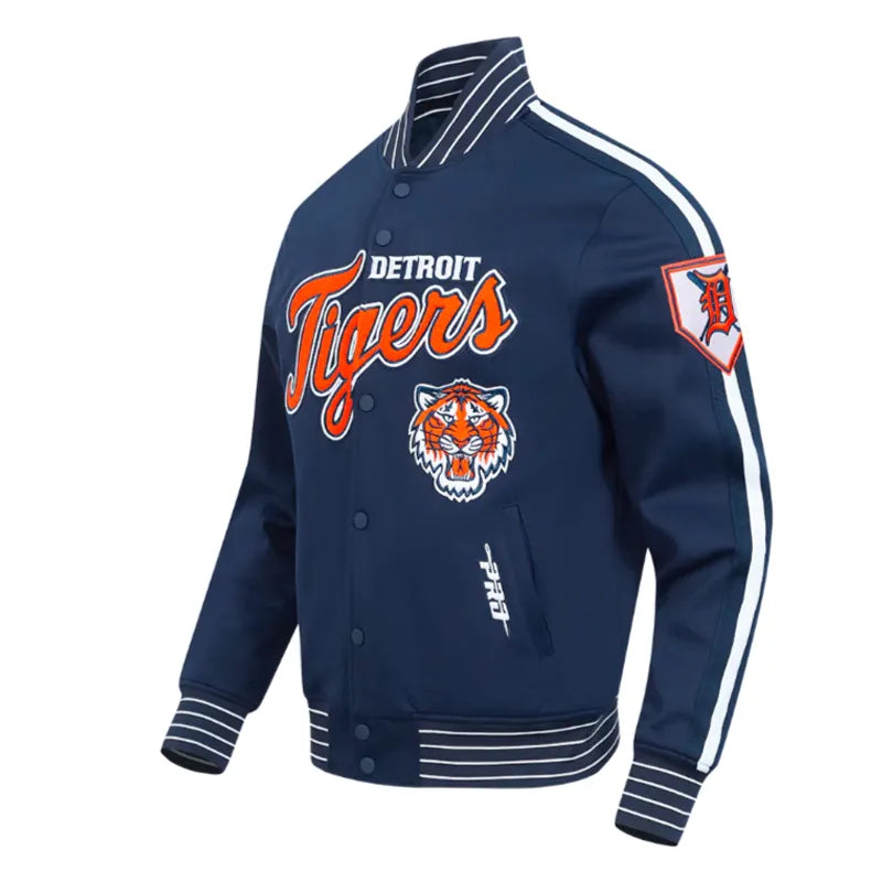 Detroit Tigers Current Logo Game Day Navy Jacket For men