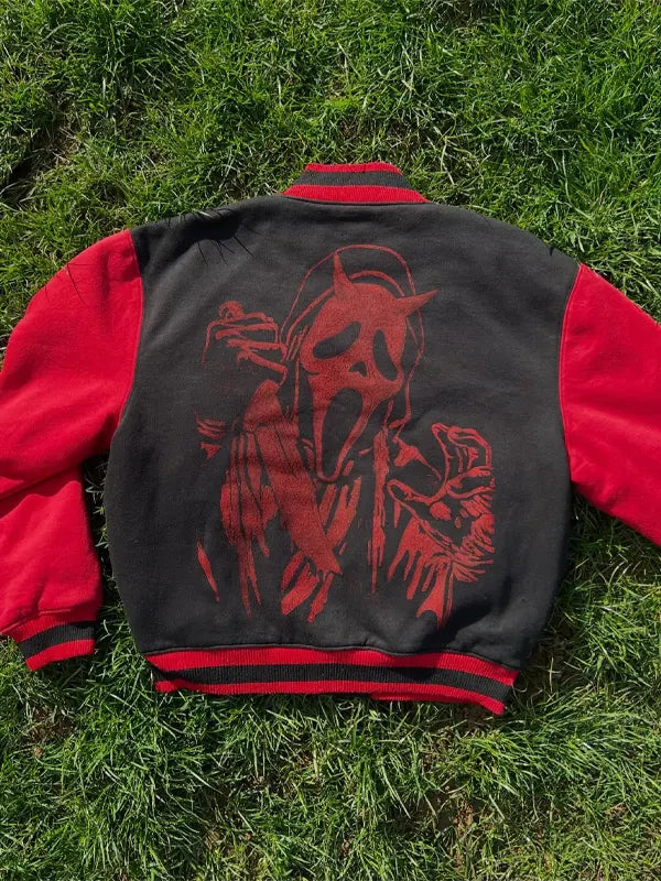 Devil Ghostface Varsity Jacket