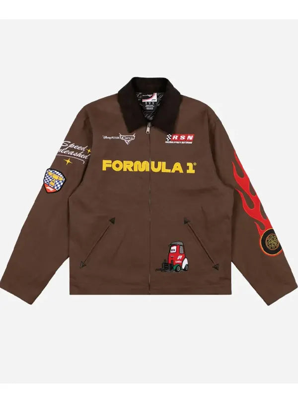 Disney and Pixar’s Cars F1 Lightning McQueen Racing Jacket