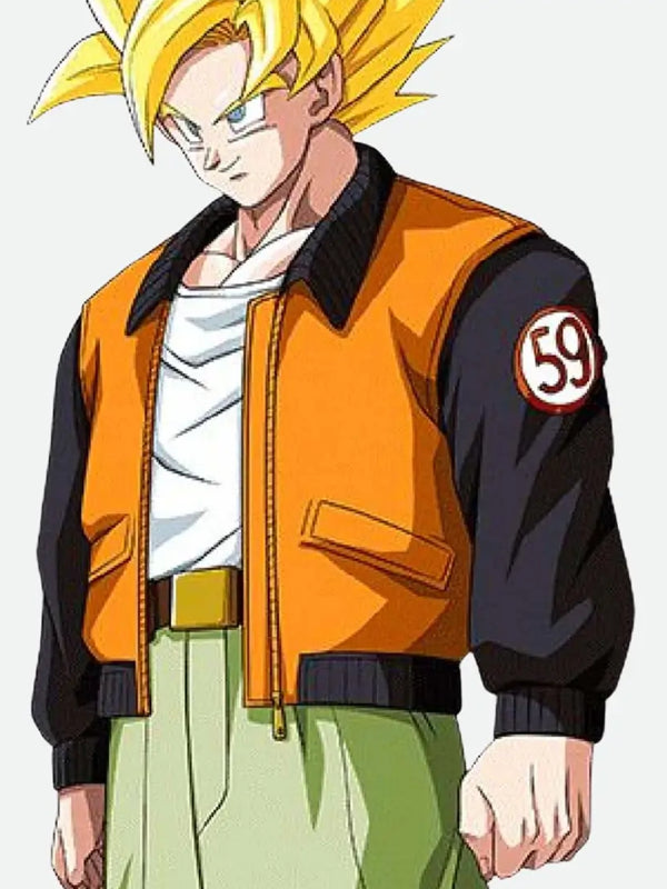 Dragon Ball Z Goku 59 Leather Jacket