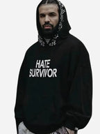 Drake Hate Survivor Black Hoodie