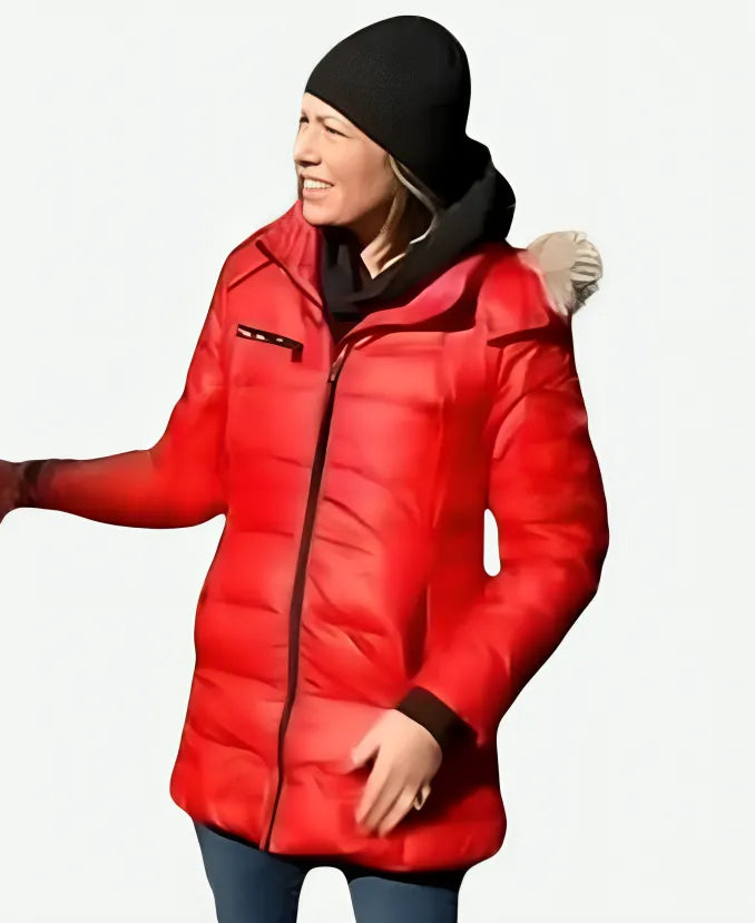 Today Show 2026 Dylan Dreyer Red Parka Coat