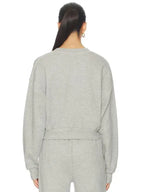 Earle Meets World 2026 Alix Earle V-Neck Cropped Sweatshirt