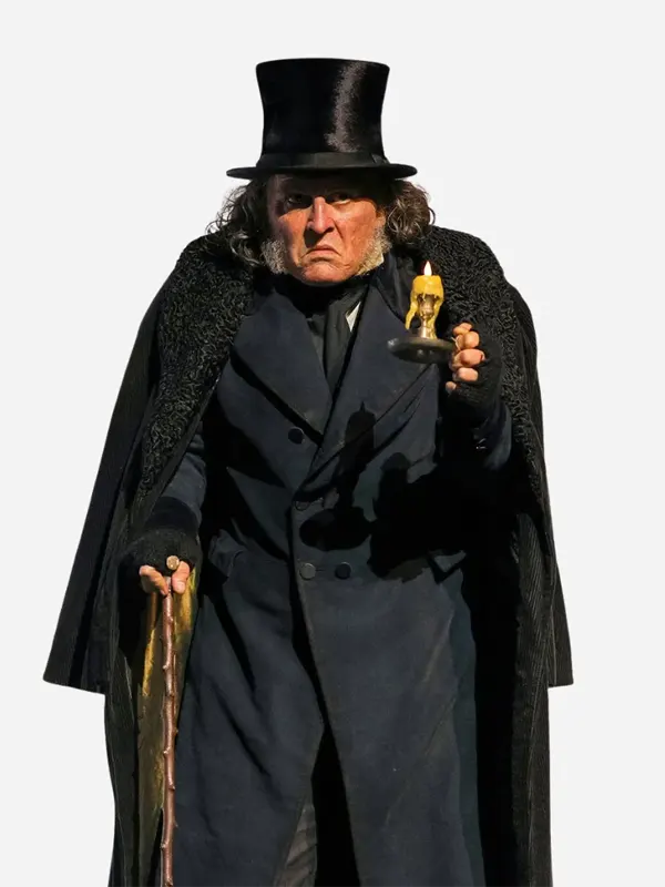 Ebenezer 2026 A Christmas Carol Johnny Depp Coat