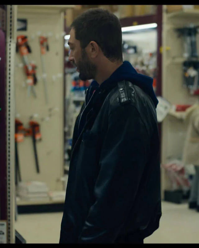 The Bear Richie Bomber Leather Jacket