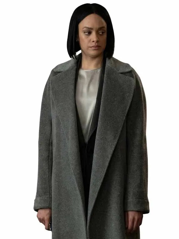 Elsbeth S03 Nina Taylor Grey Wool Coat