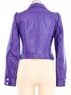 Emily-In-Paris-Purple-Leather-Jacket-Back