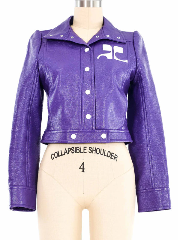 Emily-In-Paris-Purple-Leather-Jacket