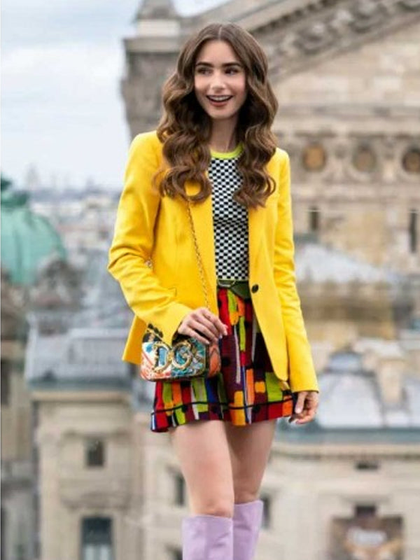 Emily-In-Paris-Yellow-Blazer