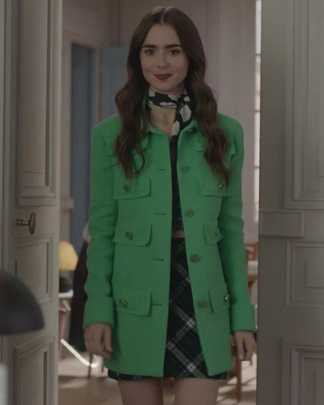 Emily-in-Paris-Green-Wool-Coat
