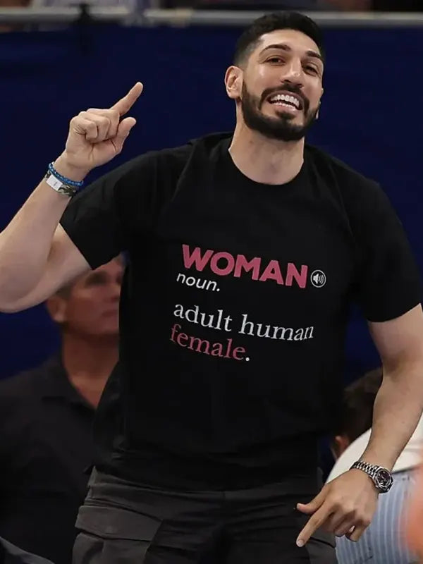 Enes Kanter Freedom Indiana Fever v Chicago Sky Black T-Shirt