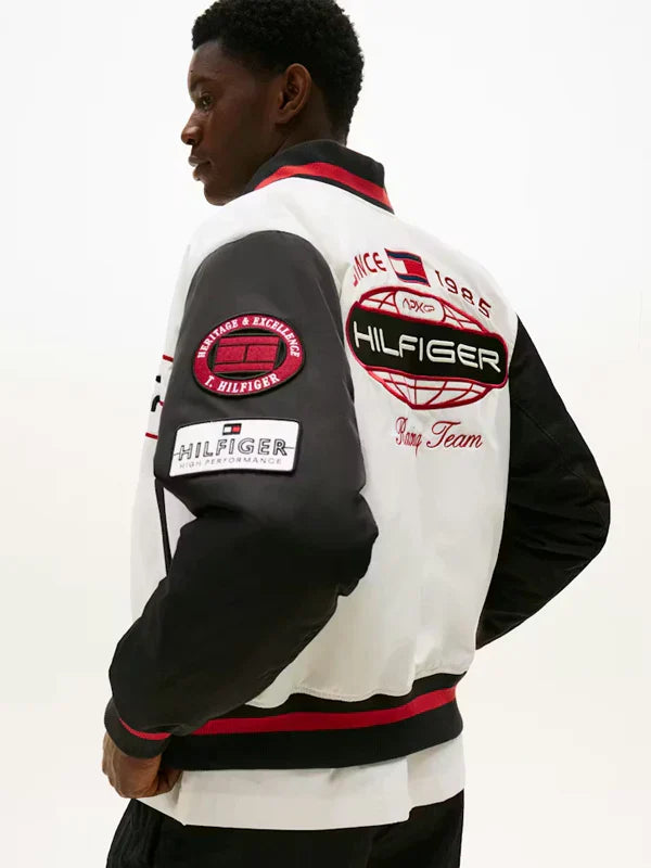 Tommy Hilfiger F1 Movie Racing Varsity Jacket