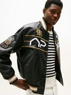 F1 Movie Racing Tommy Hilfiger Black Varsity Jacket