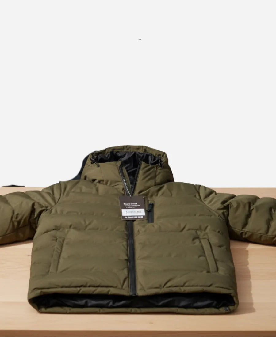 Omar Adom Zidan FBI Puffer Hooded Jacket