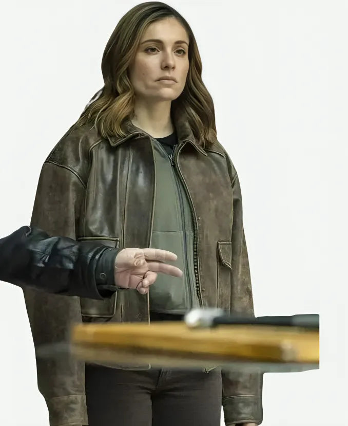 Eva Ramos FBI S08 Leather Jacket
