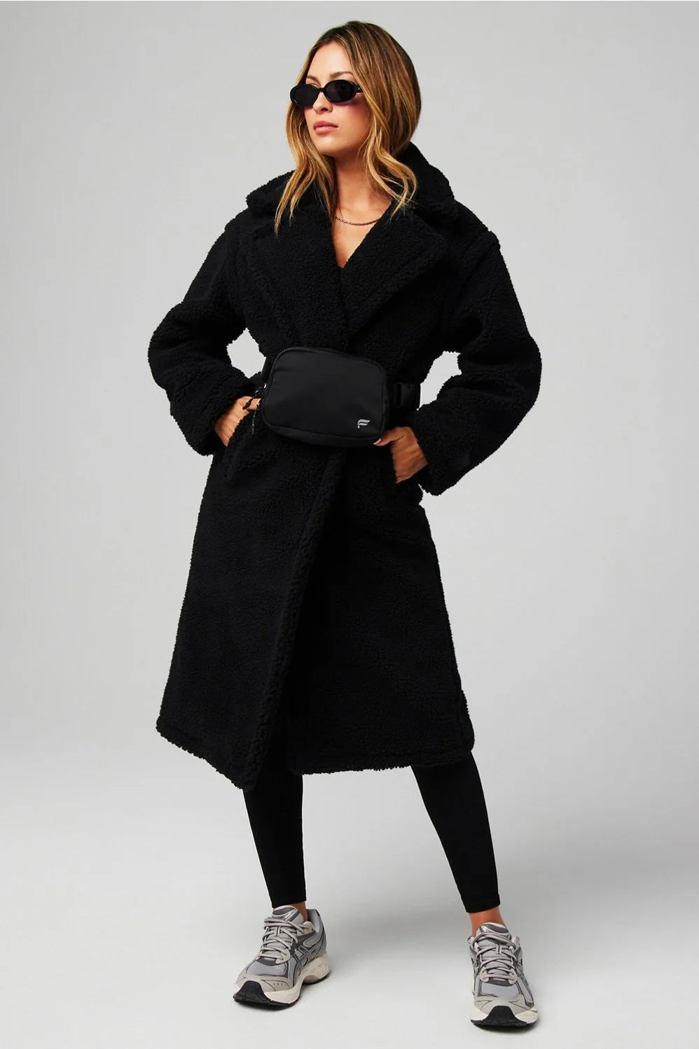 Fabletics-Teddy-Long-Coat-Black