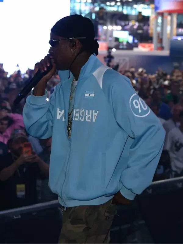 Fanatics Fest 2026 Travis Scott Blue Jacket