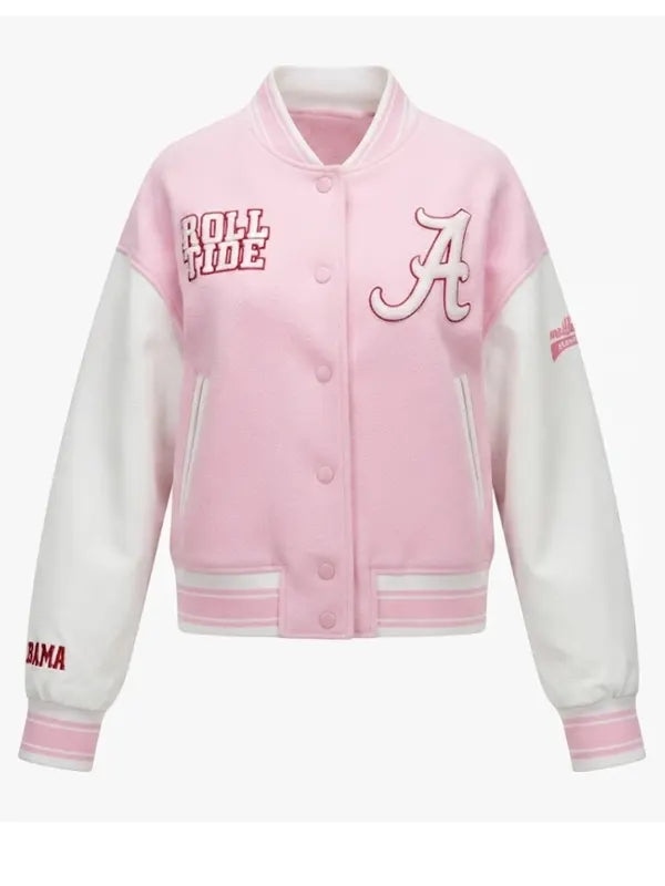Fanatics x LoveShackFancy Alabama Collegiate Varsity Jacket