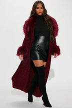 Fashion-Nova-Burgundy-Faux-Fur-Coat