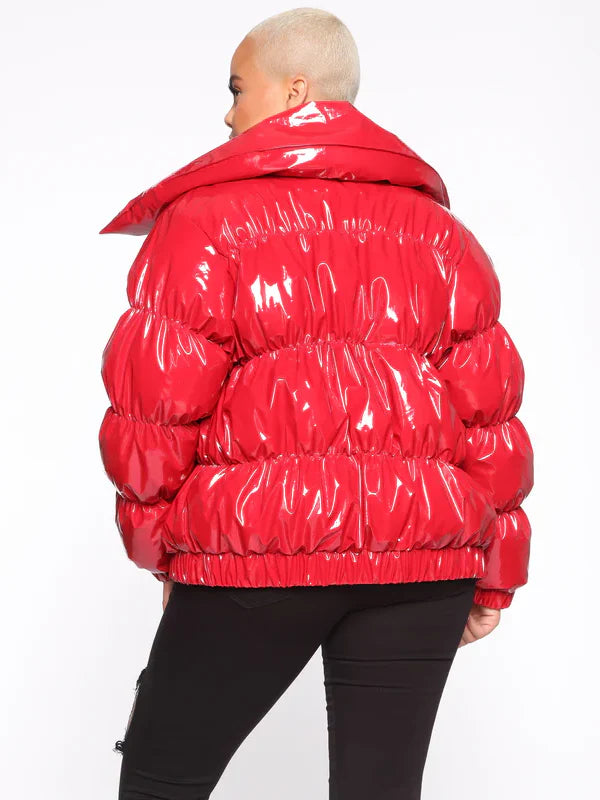 Fashion-Nova-Women-Puffer-Red-Jacket-Back