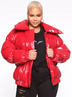 Fashion-Nova-Women-Red-Puffer-Jacket