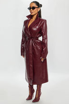 Fashion-Nova-Womens-Burgundy-Faux-Leather-Trench-Coat