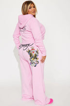 Fashion-Nova-ed-hardy-flying-skull-pant-set-pink