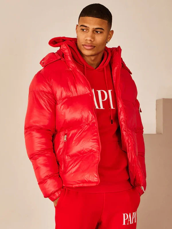 FashionNova-Red-Puffer-Jacket