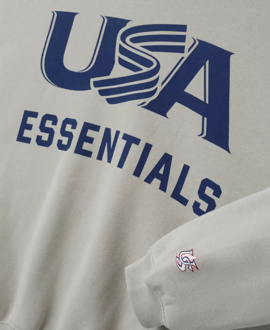 Essentials USA Baseball Sport Hoodie