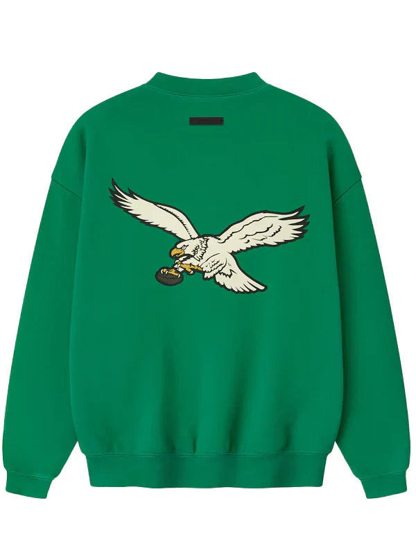 Fear-of-God-x-NFL-Philadelphia-Eagles-Kelly-Green-Sweatshirt-Back-View