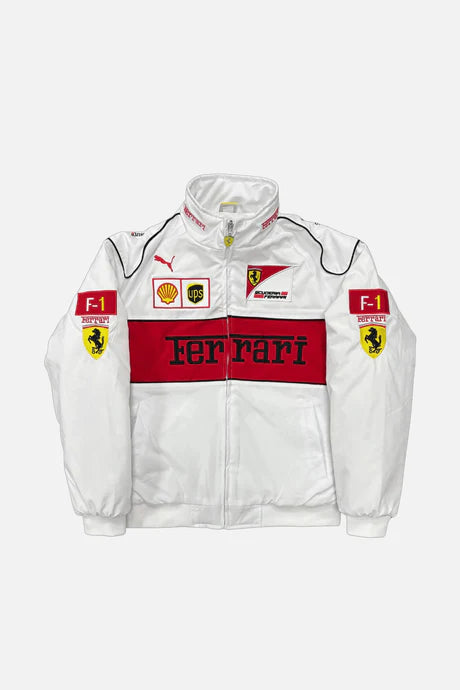Ferrari F1 Vintage Racing Jacket - Embroidery