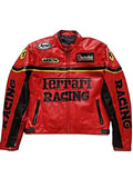 Ferrari Red Racing Leather Jacket