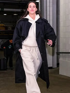 Fever VS Liberty Caitlin Clark Black Coat