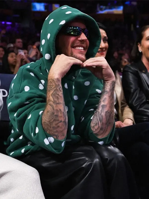 Justin Bieber Polka Dot Hoodie