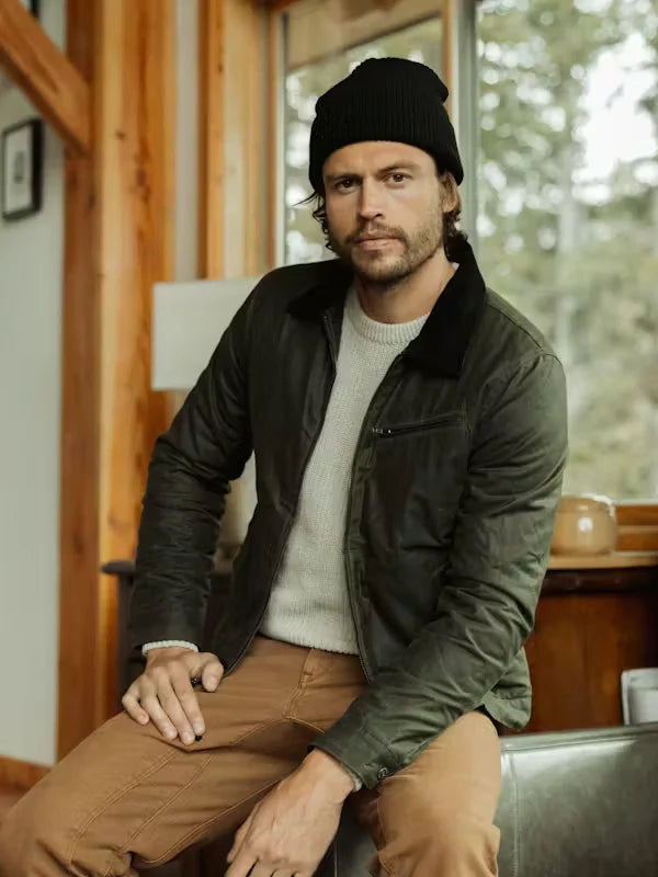 Flint-and-Tinder-Waxed-Mill-Jacket-Green