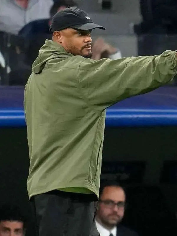 Vincent Kompany Green Hooded Jacket