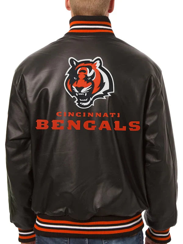 For Sale Cincinnati Bengals Leather Jacket
