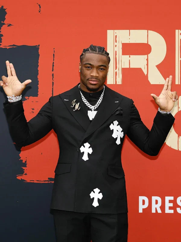For Sale Jalen Milroe Chrome Hearts Suit