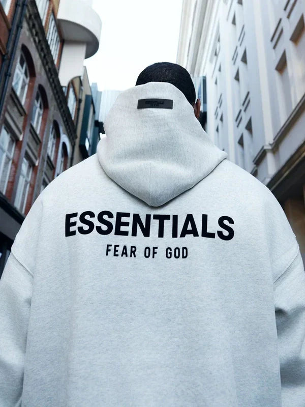 For Sale Light Oatmeal Essentials Hoodie
