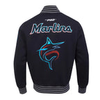 For Sale Miami Marlins Current Logo Game Day Black Jacket