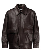 For Sale Nour Hammour Leather Jacket Drey