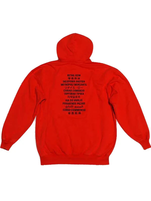 Fortnite Balenciaga Hoodie In Red