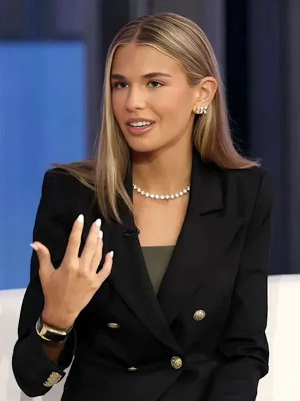 Fox And Friends Studios 2026 Kai Trump Black Blazer